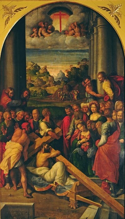 Das Tragen des Kreuzes, um 1500 von Benvenuto Tisi da Garofalo